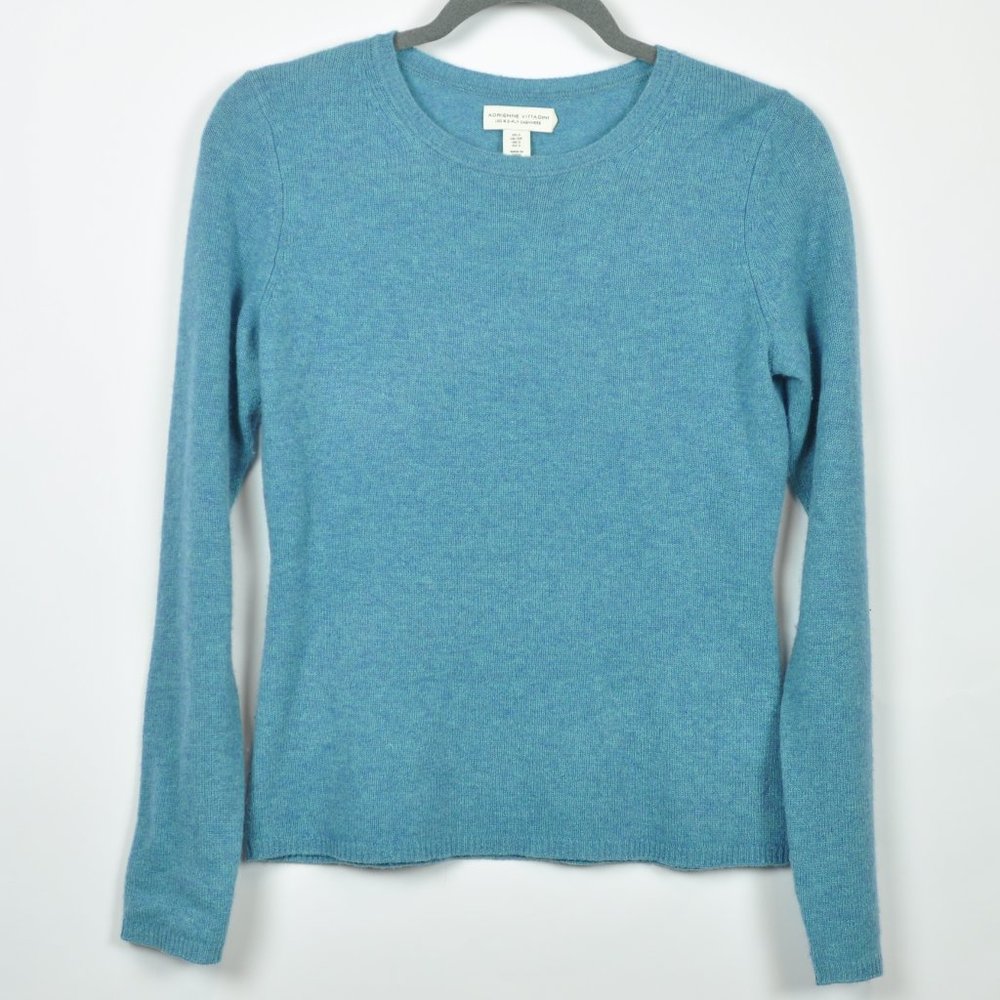 blue cashmere sweater!